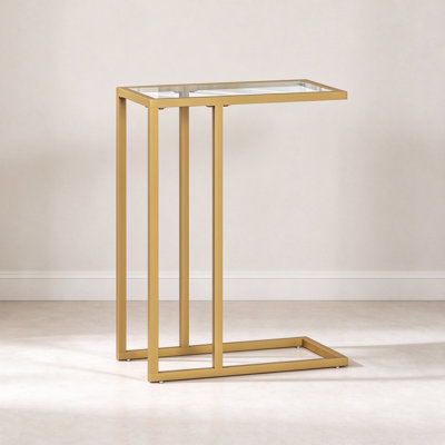 C Table and Frame Side Table