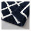 Tapis de bain réversible en microfibre touffetée à poils longs (1 tapis de bain)-655855587