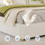 Lit plateforme Full Cloud avec revêtement, profil bas, pattes en bois, sans sommier.-1699569425-1699569424