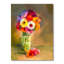 Paintbrush Wildflowers Gerbera Bouquet II - Art mural moderne et contemporain sur toile-2031528621-2031528612
