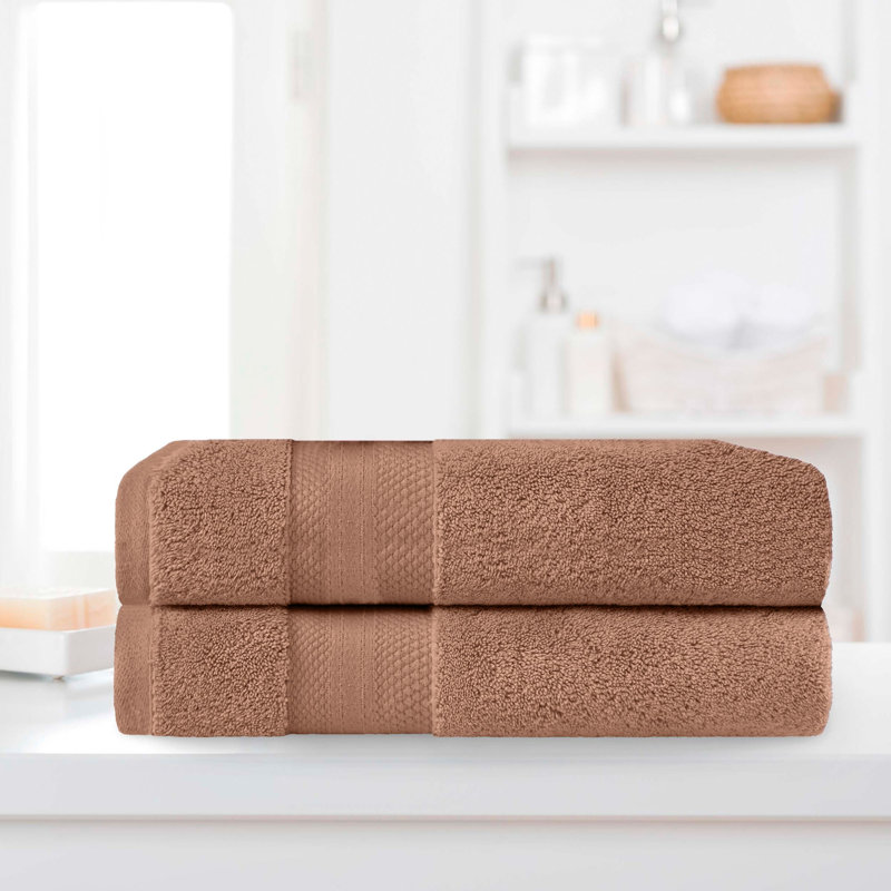 Finnian Plush Heavyweight, 100% Turkish Towel Collection, Taupe, Bath Sheets - 2 Pack
