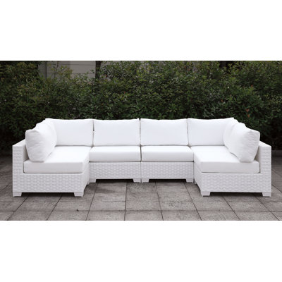 Darroch Upholstered U-Shaped Sectional Symmetrical