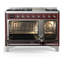 Majestic III Series 48 Inch Dual Fuel Range with 5 Sealed Burners, Griddle, Frenchtop in Matte Graphite (Liquid Propane, Burnished Trim)-934303592-934303593-934303597