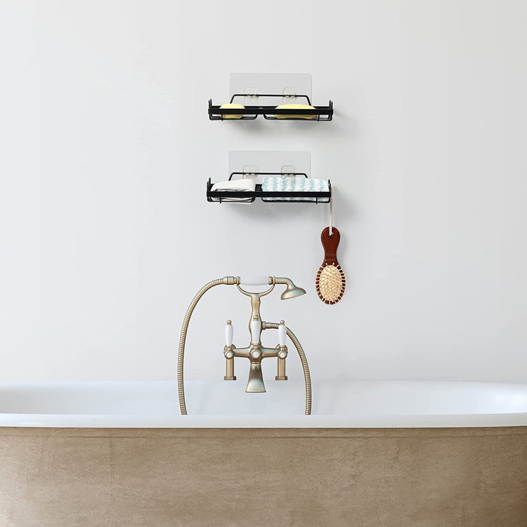 Wrought Studio Adhesive Wall Mounted Soap Dish