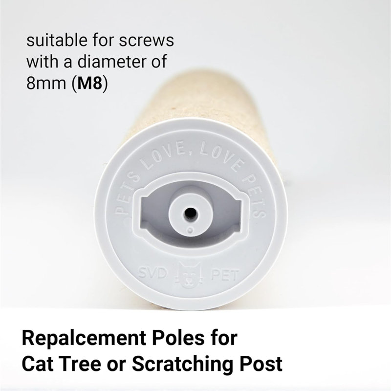 Cat Tree Scratching Post Replacement, Natural Jute Pole, Cat Scratching Post, Cat Tree, Kitten Scratcher, Cat Scratcher, Kitten Scratching Post