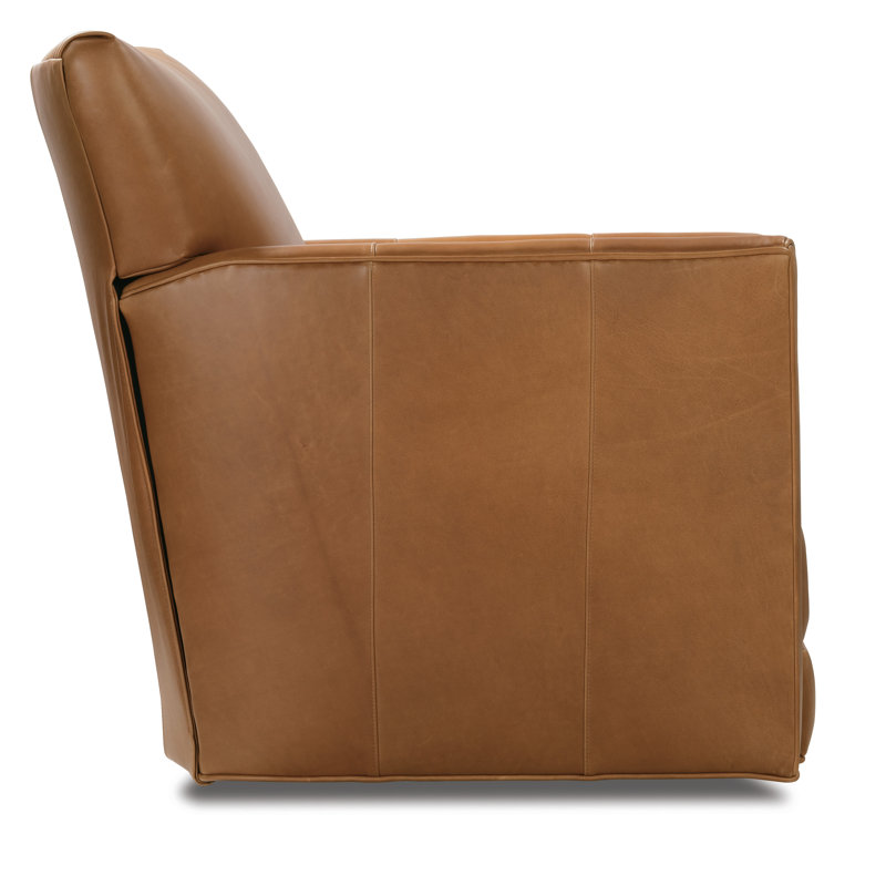 Times Square Leather Swivel Recliner