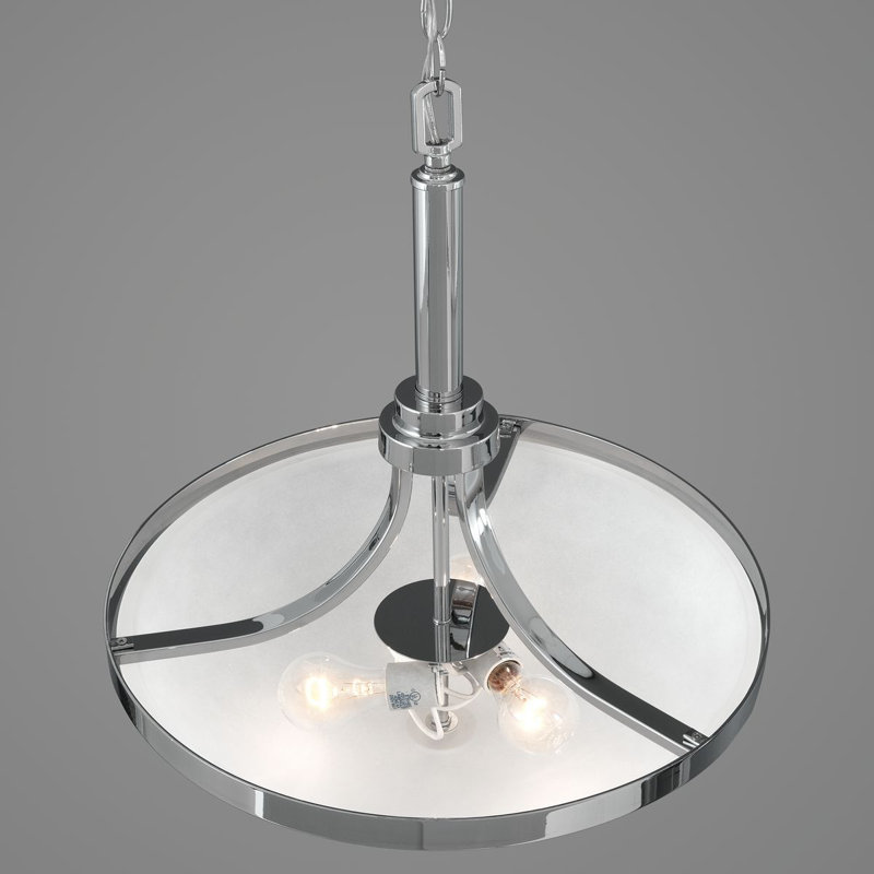 Dolla 3 - Light Single Pendant, Polished Chrome