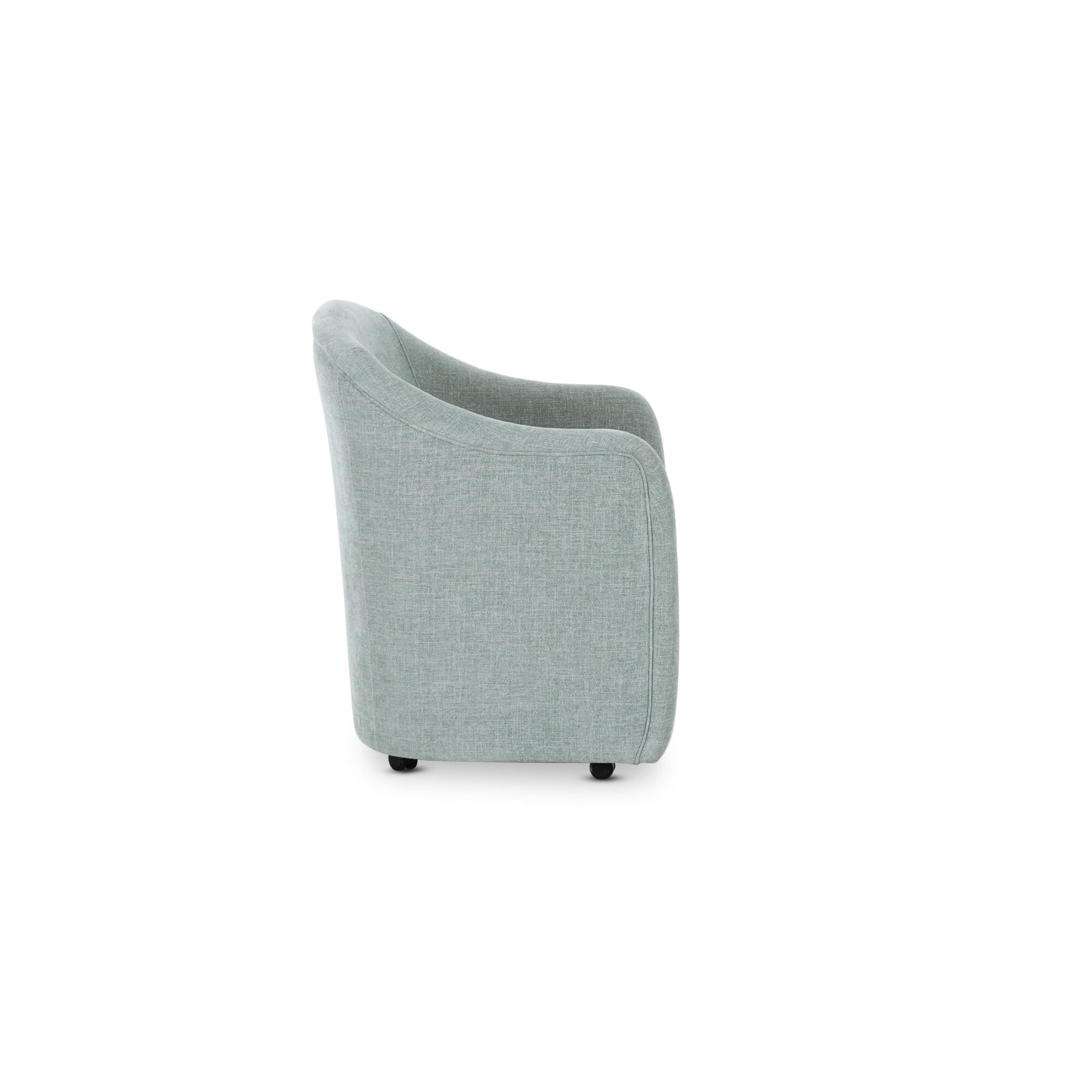 Myla Dining Armchair, Blue Polyester