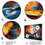 Billard Vibrant Break I - Sports, reproduction d'art en métal-1158892202