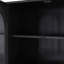 Armoire de rangement murale en verre 47,25 po à quatre portes, fixation murale