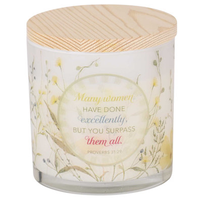 Bougie de soja florale, beaucoup de femmes ont 13 oz
