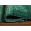 Tapis vert en laine de style Gabbeh vert 5 x 8