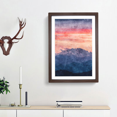 Swiss Mountain - Framed Print
