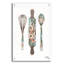  «Floral Bake Tools» par Michele Norman, art mural en verre acrylique, 24 po x 36 po-563644797