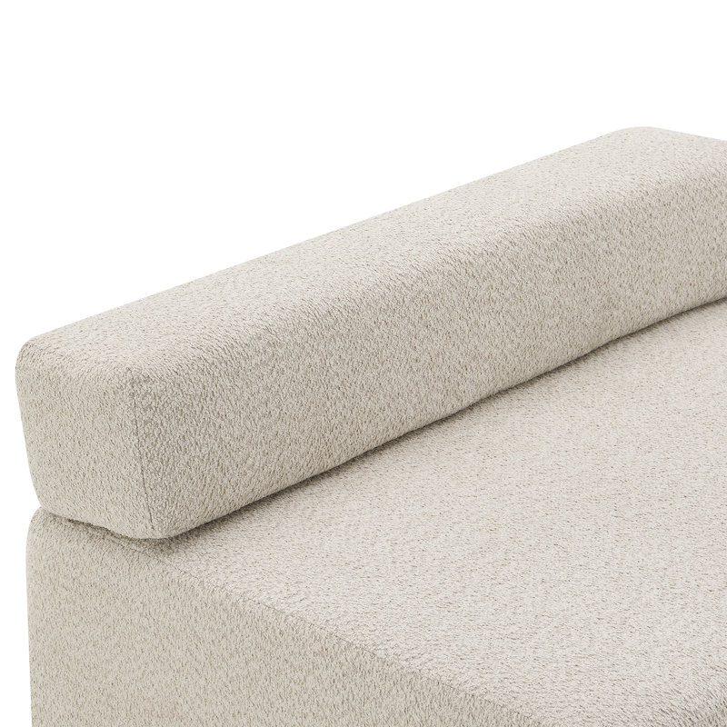 Structure de causeuse pour canapé modulaire surdimensionné en U surdimensionné, canapé de plancher Boucle de luxe, canapé convertible compressé, canapé spacieux rempli de mousse