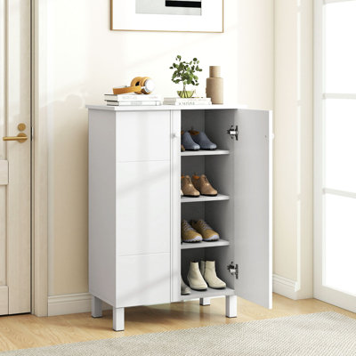 12 Pair Shoe Storage Cabinet