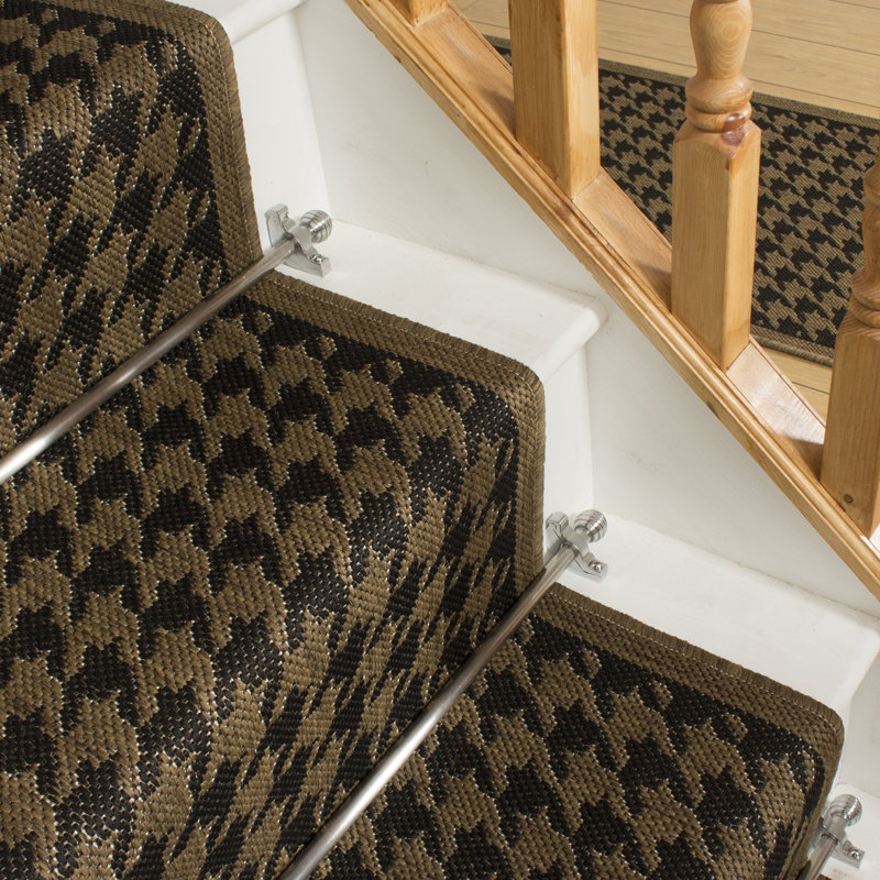 Cosimo Houndstooth Hand Woven Area Rug, Runner 80 x 810cm