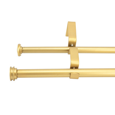 Kynley Steel Adjustable 0.63'' Double Curtain Rod