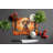 Rhodesian Ridgeback Fall Glass Cutting Board Large