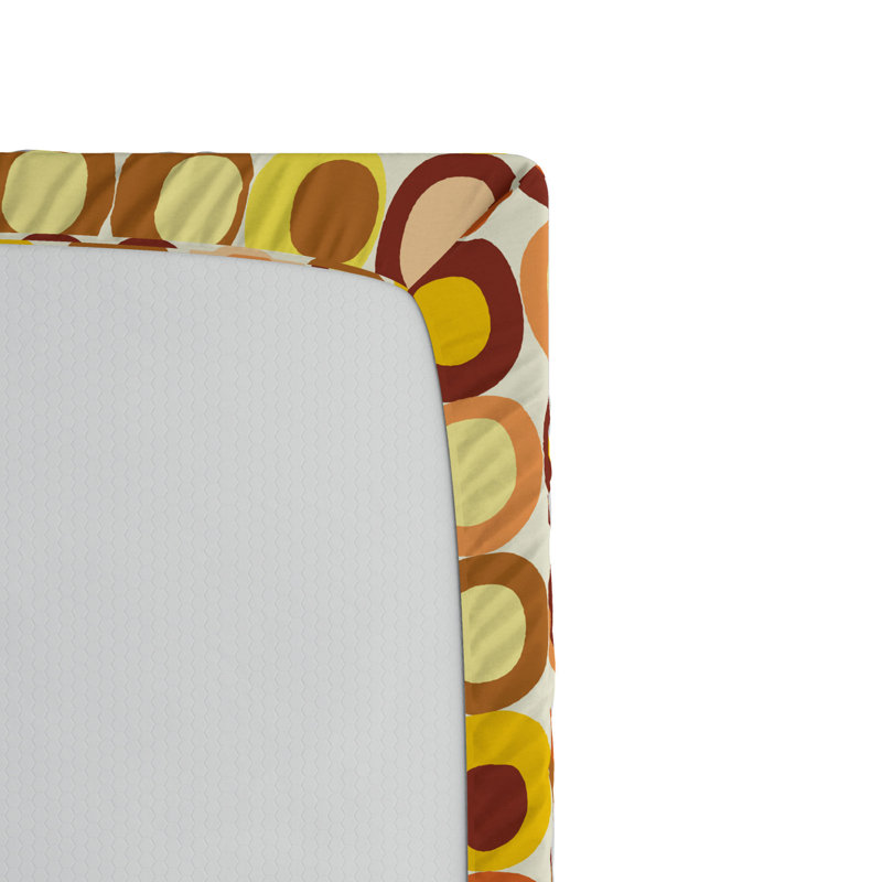 Microfiber Geometric Fitted Sheet, Twin XL Fitted Sheet