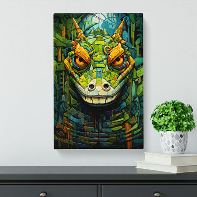 Alligator Futurism - Wrapped Canvas
