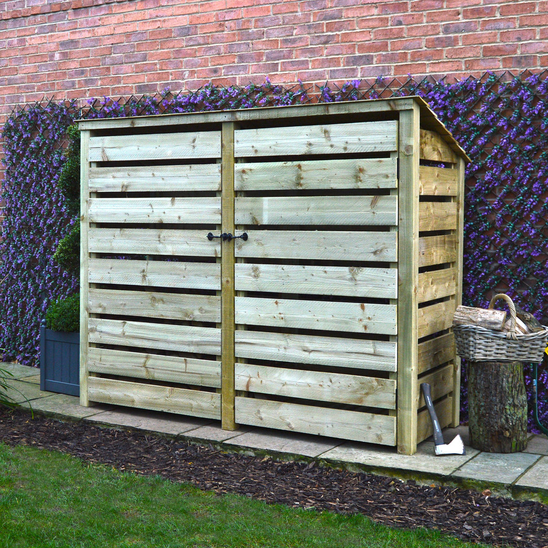 3 Ft. x 3 Ft. Wood Log Store
