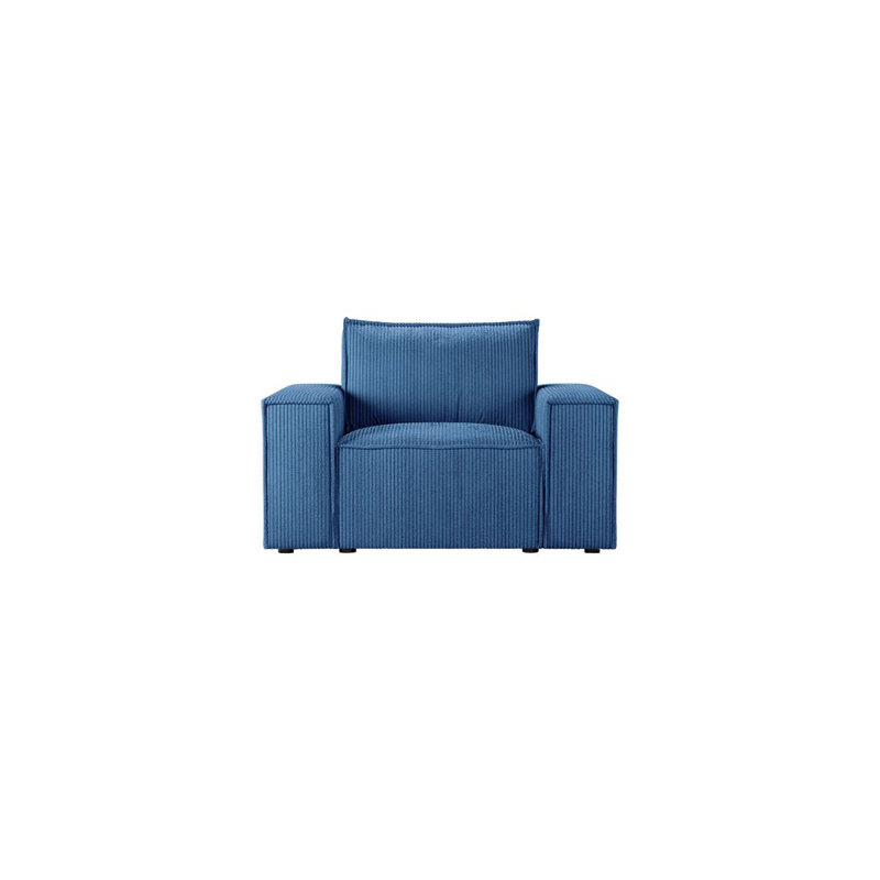 Upholstered Armchair, Navy