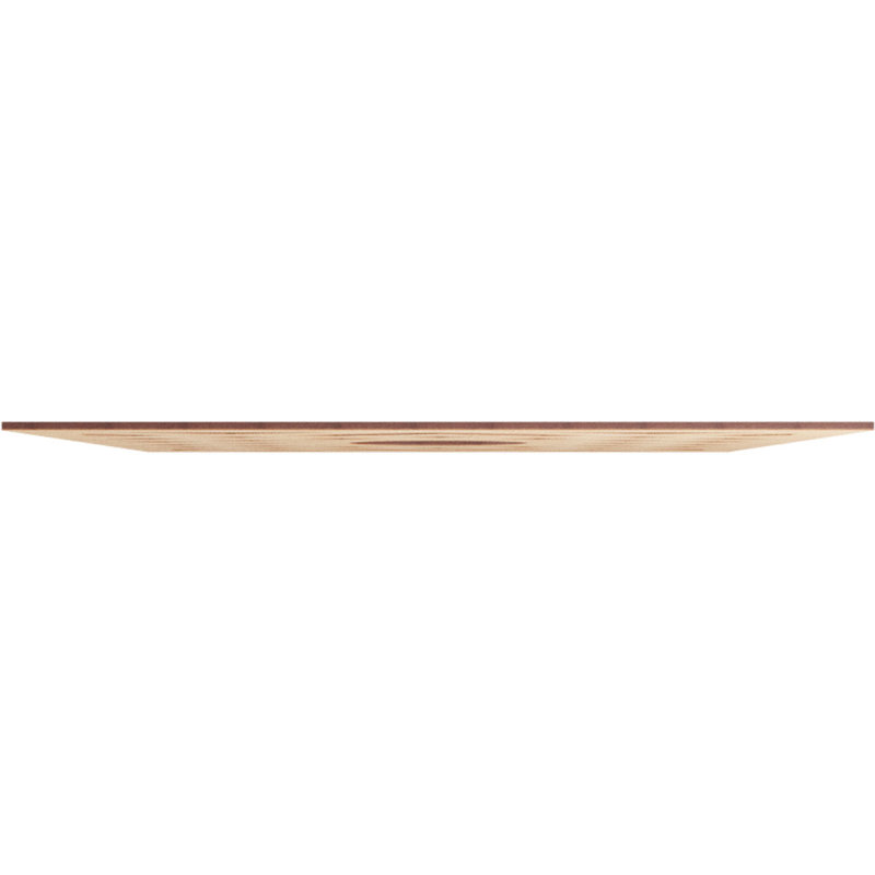 Médaillon de plafond en bois à chevrons 28 pi x P 7 1/4 po x P 1/4 po, Aulne, H 26 po x l 26 po x P 0,25 po