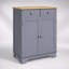 Buffet élégant à 2 tiroirs, tablette réglable et portes doubles pour un rangement polyvalent dans les salons et les couloirs