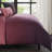  Bebejan Mauve Dreams 100% Cotton Sateen 5 Piece Reversible Comforter Set-122569082
