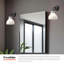 Applique murale 1 lumière pour salle de bain Westlake-66310752