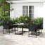 Steel Patio Dining Set Table,
