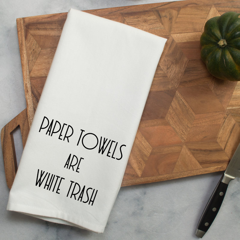 Torchon imprimé en papier