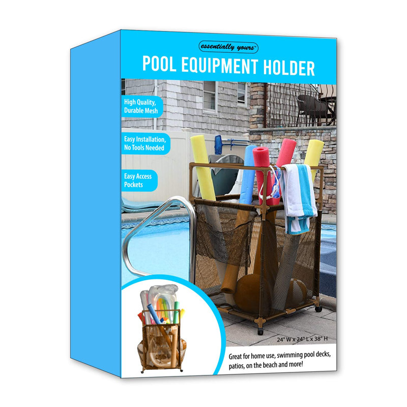 Panier de rangement pour nouilles Rolling Pool, Marron