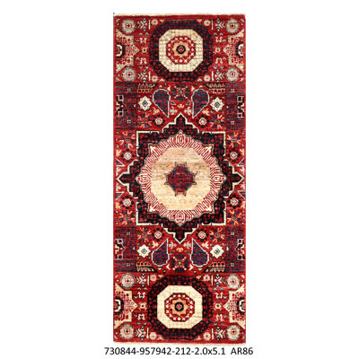 Aryana Hand Woven Wool Oriental Area Rug