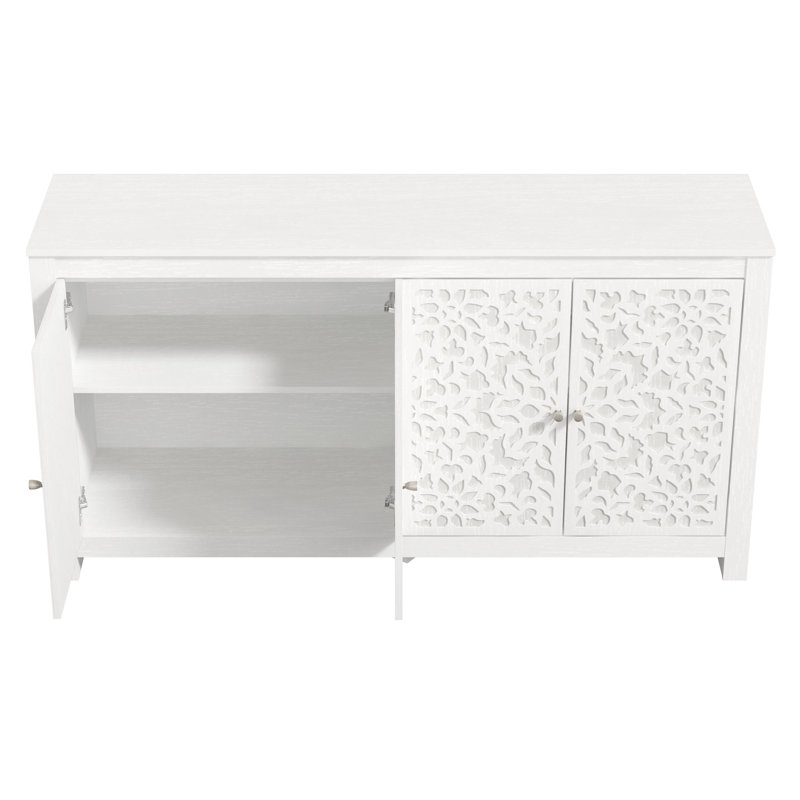 Buffet de 58,4 po Arrastia, Blanc
