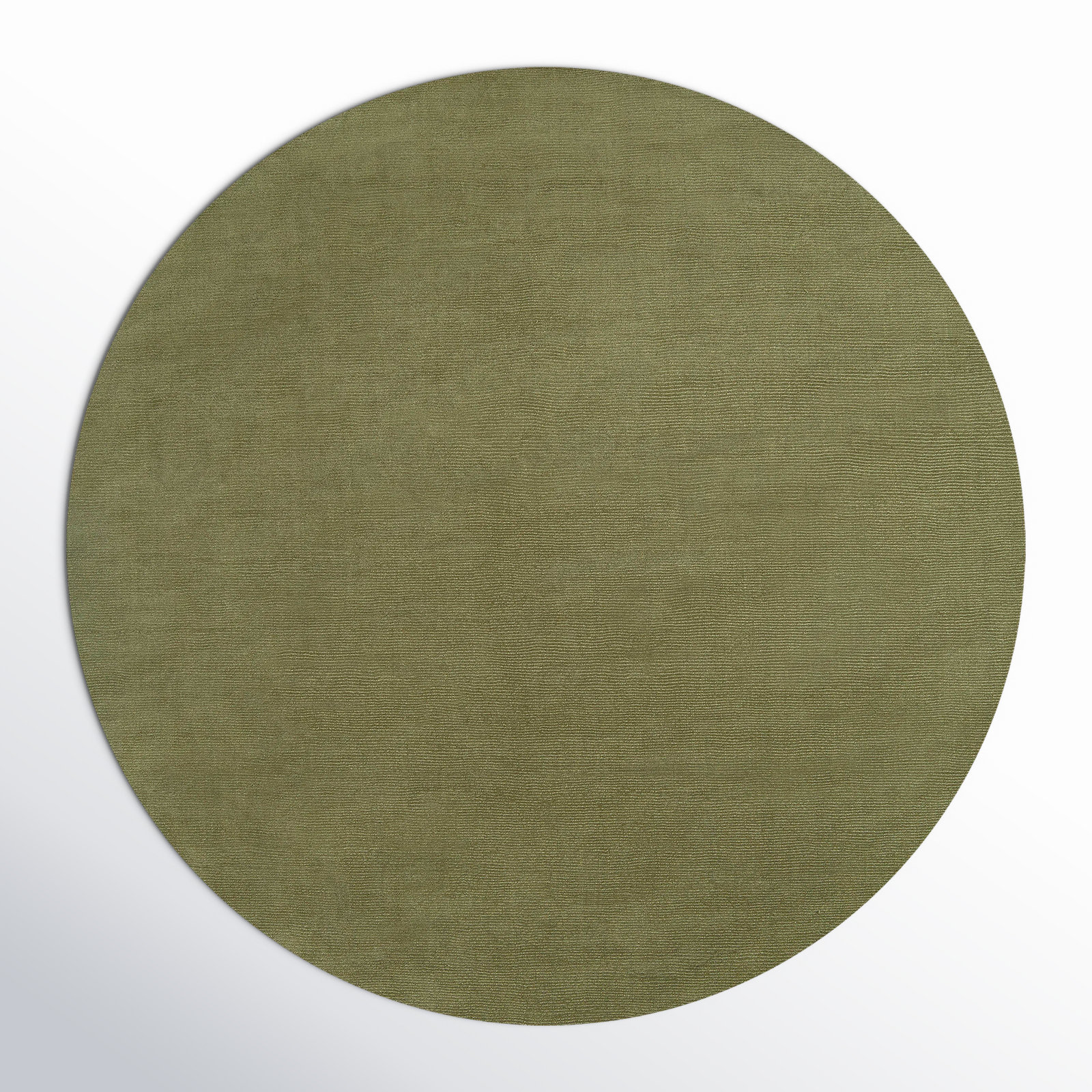 Crowe Sage Hand-Loomed Wool Rug, Round 8'
