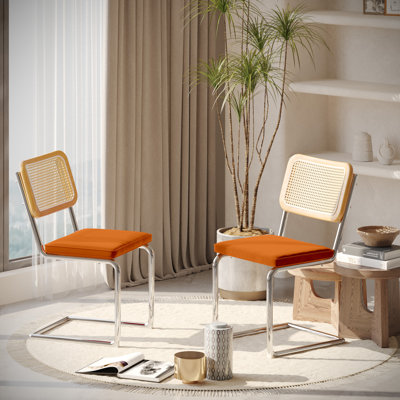 Ensemble de 2 chaises de salle à manger rembourrées Jayken