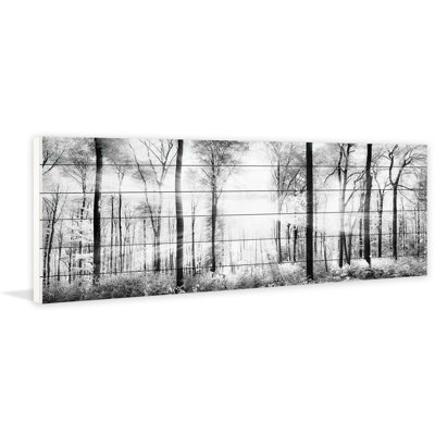 « panoramic forest »-impression sur bois sur bois