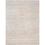 Tapis rectangulaire argenté / beige en laine / soie / rayonne noué à la main Rectangle-80055126