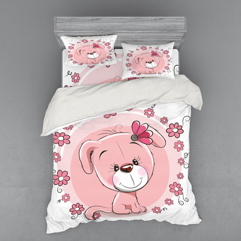 Polyester Floral Duvet Cover