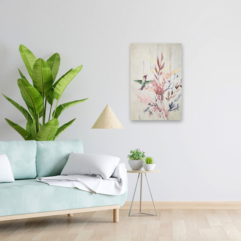 «Ii», art floral et botanique, H 24 po x l 16 po