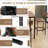 Lotte Square 36'' L x 36'' W Restaurant Dining Set-217708373-265438091