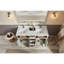 Meuble-lavabo en bois massif 60 po avec comptoir en pierre reconstituée et lavabo double 60 po-106886517-106886525