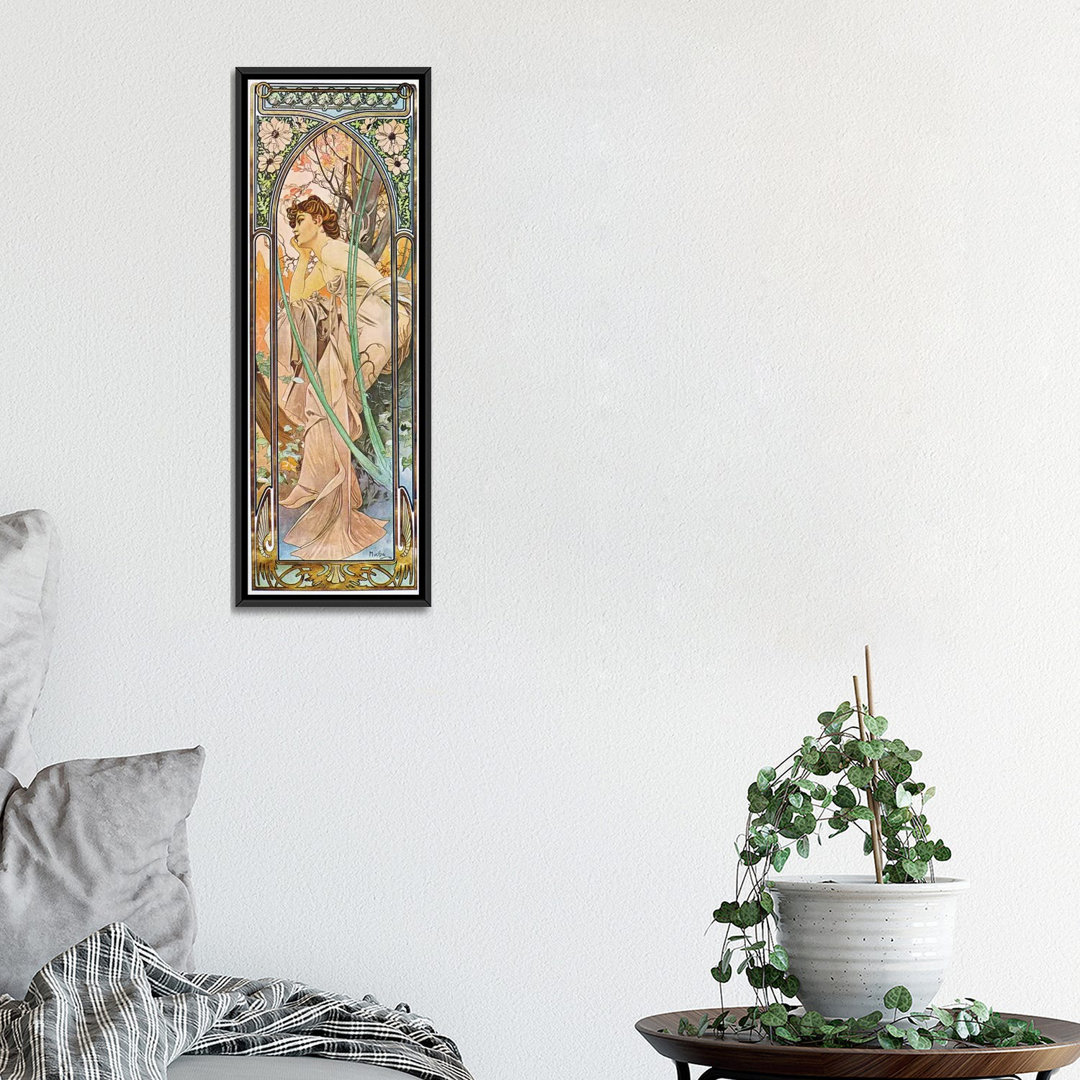 " Evening Reverie, 1899 " by Alphonse Mucha Winston Porter 