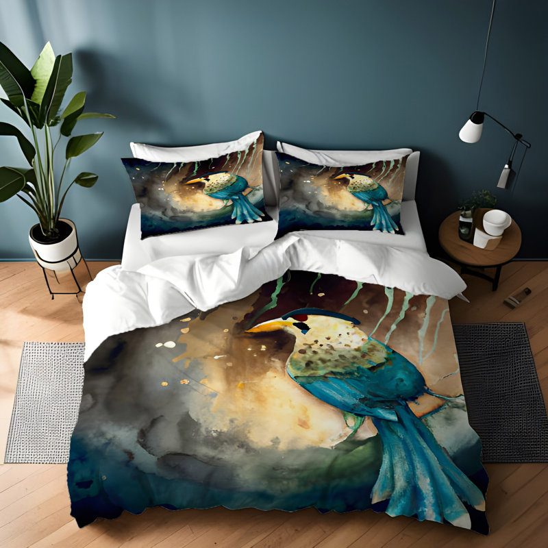 Animal Print Duvet Cover, Twin Duvet Cover + 1 Queen Sham