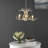 Khine 4 - Light Antique White Unique/Statement Pendant