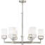 Lustre spoutnik classique à 6 lumières Caillin