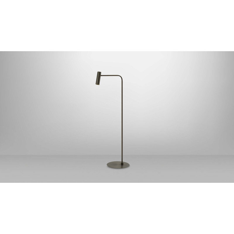 Heron Arched Floor Lamp, Bronze