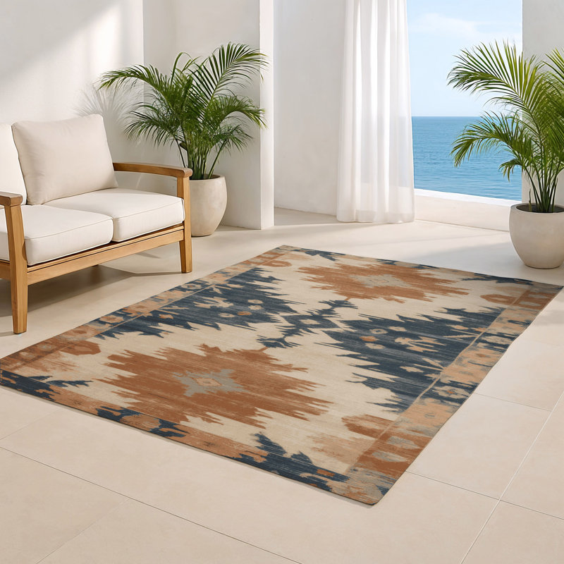 Tapis d'intérieur et d'extérieur surteint beige, Rectangulaire 2 pi x 3 pi